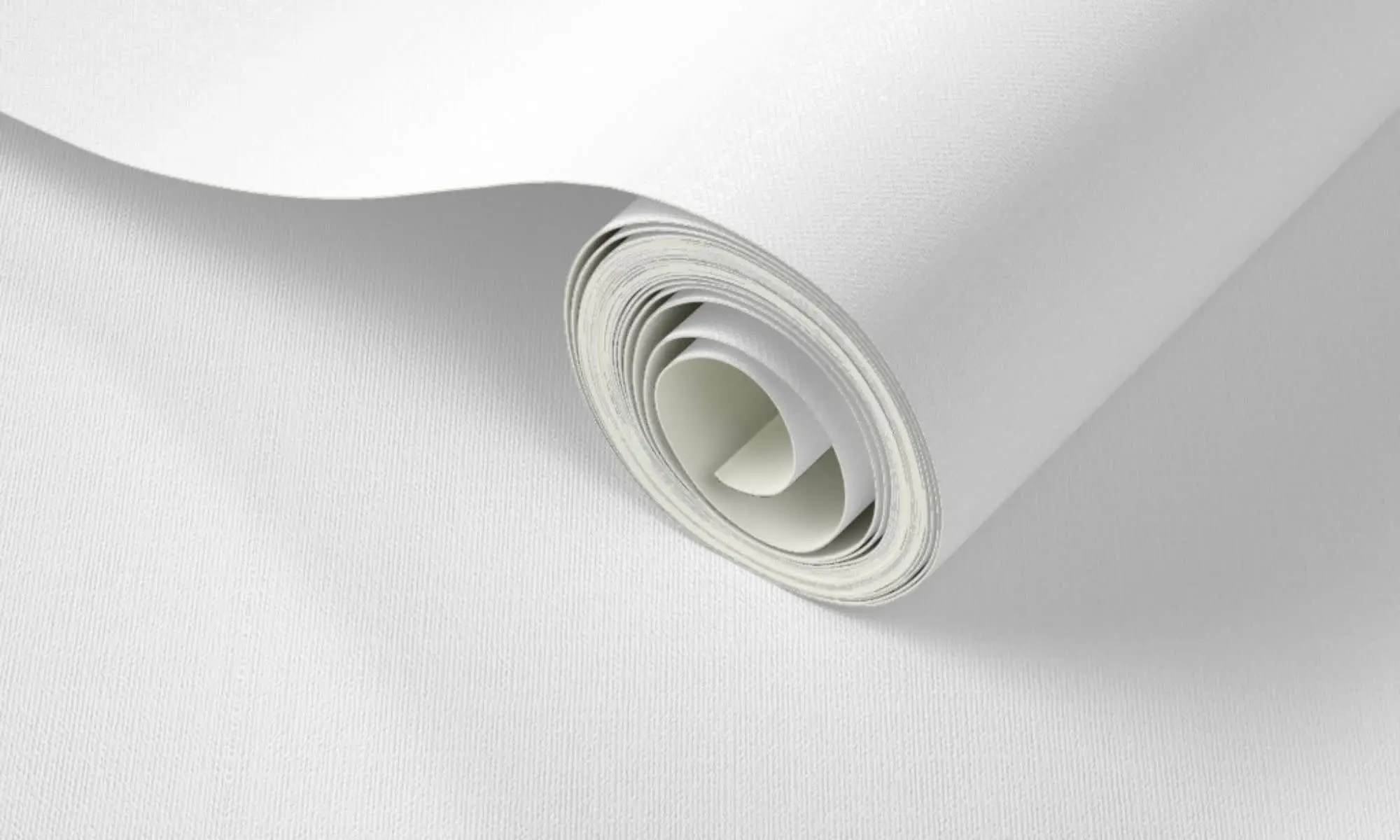 Roll of white peel and stick wallpaper