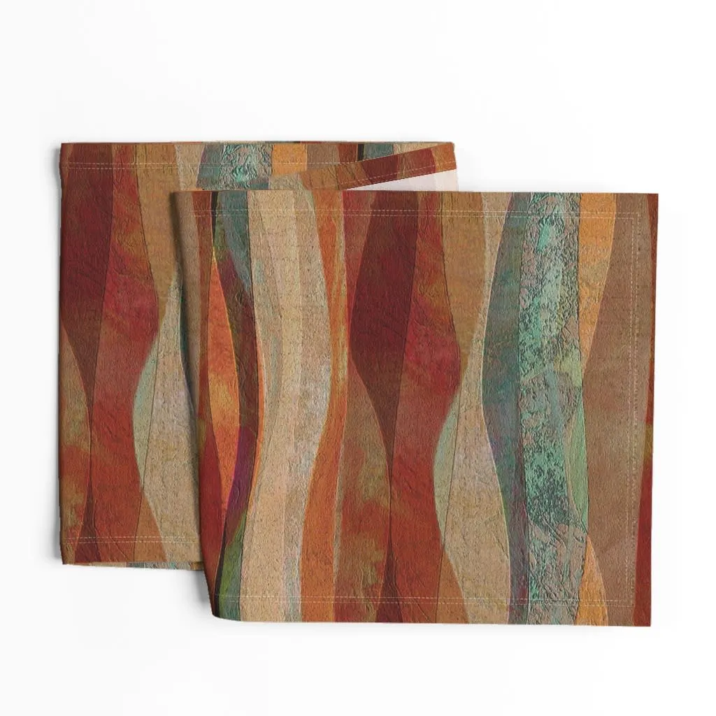 Abstract stripes table runner