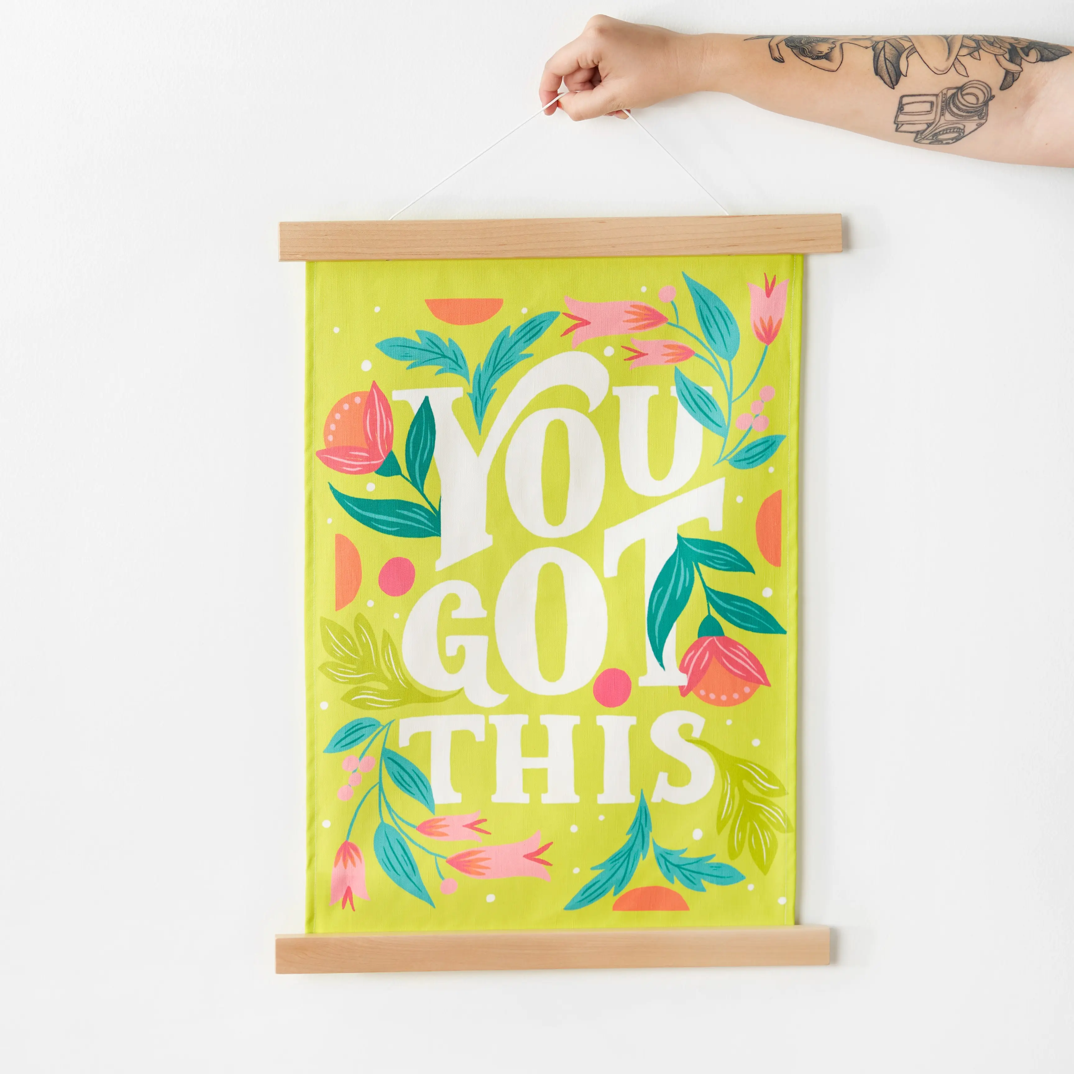 Wall hanging that says you got this